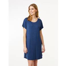 Blau Negligés CCDK Copenhagen Nicole Shortsleeved Dress Sovkläder Dam Blå