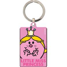 Pink Keychains Little Miss Princess Key Ring - Pink