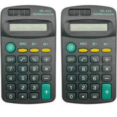 Calculators SOL 2pk Bundle Calculator with AA Battery Handheld Calculator