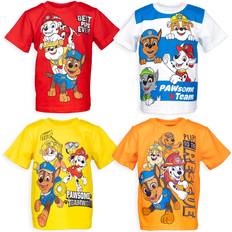 Tops Paw Patrol Nickelodeon Paw Patrol Chase Marshall Rubble Toddler Boys Pack Graphic T-Shirts 2T