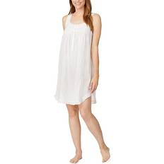 Blanco - Mujer Camisones Eileen West Cotton Ruffle Hem Nightgown