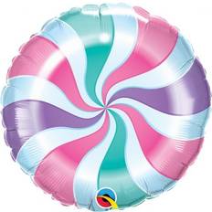 Balloons Qualatex Candy Swirls Foil Balloon