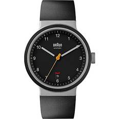 Braun Herr 40 mm automatisk med svart gummirem BN0278, Svart, armband