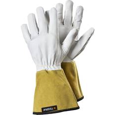 Tegera Full Grain Goatskin Gloves - White