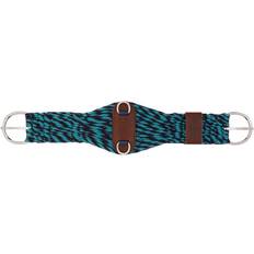 Equestrian Weaver Weaver Roper Mohair Cinch Navy/Turquoise