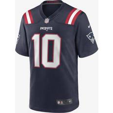 Nike NFL Home Game Jersey New England Patriots Mac Jones 10, Marine Blue