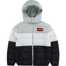 Levi's Black Outerwear Levi's Levi's Boys' Big Puffer Jackets, Grey/White/Black