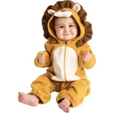 Jumpsuits Cuddle Club Fleece Baby Bunting Infant Bodysuit Kids Hooded Romper Lion 4T