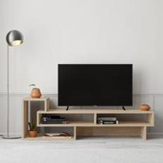 Yellow TV Benches Decortie Decortie Tetra Modern TV Bench