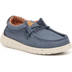 Hey Dude Boys' HEYDUDE Wally Washed Canvas Shoes Navy