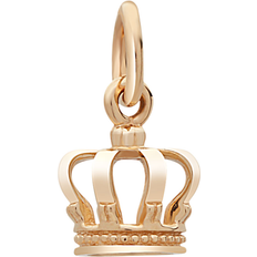 Guld Charms & Vedhæng Siersbøl Crown Charm - Gold