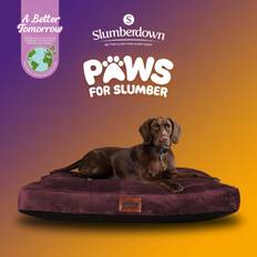 Pets Slumberdown Paws for Burgundy Pet Bed, Large