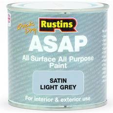 Rustins Grey Paint Rustins All Surface All Purpose Paint Grey 0.25L