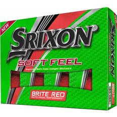 Srixon Pelotas de golf Srixon Soft Feel Brite Golf Balls Red Pelotas de Golf