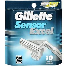 Gillette Sensor Excel Razor Blades for Men, Pack of 10 Refill Blades