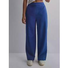 Pieces Housut Pieces HW Wide Plain Pant - Mazarine Blue