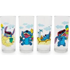 Jaune Verres Silver Buffalo Disney Lilo & Stitch Beach Day 10-Ounce Tumbler 4