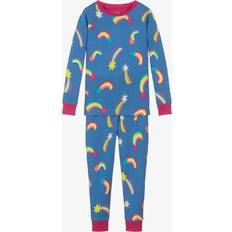 Jersey Pyjamases Hatley Girls Blue Shooting Star Cotton Pyjamas year