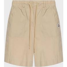 Moncler Damen Hosen & Shorts Moncler Baumwollshorts Beige