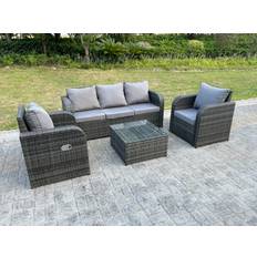 Garden & Outdoor Furniture Fimous Pe Garden Outdoor Lounge Set