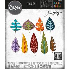 Sizzix Die Set Thinlits Halloween Artsy Leaves by Tim Holtz Set of 18