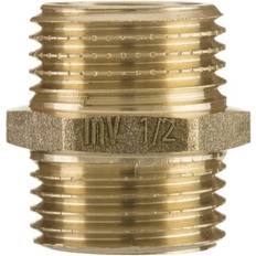 Invena 1 Inch Male Pipe Nipple Union Joiner Fitting Connection Brass