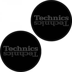 Technics Slipmat Duplex 7: Grey Mirror on Black