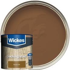 Wickes Decking Stain Natural Oak Brown
