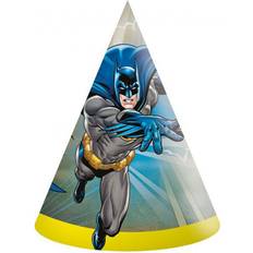 Multifarvet Fotoprops, Partyhatte & Ordensbånd Procos Partyhatte Batman 6-pak