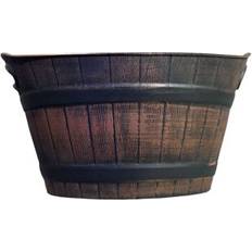 Pots, Plants & Cultivation Barrel Planter With Handles