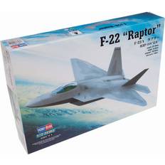 Scale Models & Model Kits HobbyBoss Hobby Boss F-22 Raptor Jet Fighter Airplane Model Building Kit