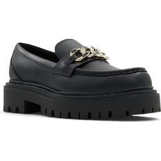 Aldo Women Low Shoes Aldo Brixtonn Loafer Women's Black Loafers Block Lug