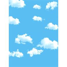 Photo Backgrounds Tlily 3x5ft Blue White Cloud Photography Backdrop Screen Background Studio Props