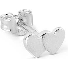 Smykker LULU Copenhagen Domino Hearts Ørering, Sølv