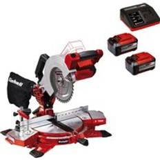 Einhell TE-MS 18/210 Li 18v Cordless Compound Mitre Saw 210mm 2 x 5.2ah Li-ion Charger No Case