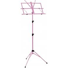 Gear4music Notställ Med Bärpåse Rosa