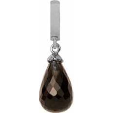Smykker Christina Charms Smokey Quartz Drop Silver