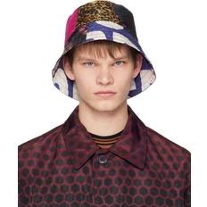 Unisex Hattar Dries Van Noten Patchwork bucket hat multicoloured