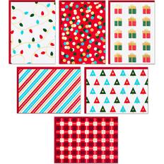 Red Cards & Invitations Hällmark Blank Cards Boxed Christmas Cards Assortment Christmas Lights & Presents 24 Cards and Envelopes