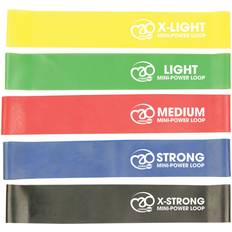 Fitness-Mad Mini Power Loop Resistance Pack of 5