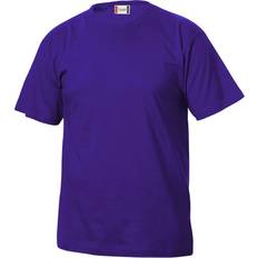 Purple T-shirts Clique Childrens/Kids Basic T-Shirt 12-14 Years Bright Lilac