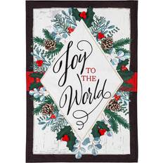 Bandiere e Accessori Evergreen Joy To The World Garden Flag Small