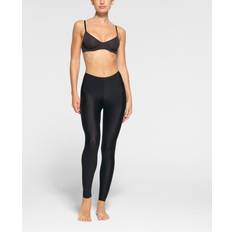 Skiing - Women Tights & Stay-Ups SKIMS Womens Onyx Foundation High-rise Stretch-woven Leggings