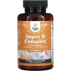 Nature's Craft Vitamin B Complex Adult Multivitamin Super B Complex