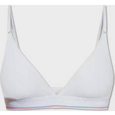 Côtelé Soutiens-gorge Alexander Wang Women's Bralette In Ribbed Jersey White