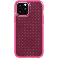 Apple iPhone 12 Pro Max Mobile Phone Cases Tech21 Evo Check for Apple iPhone 12 Pro Max 5G Germ Fighting Antimicrobial Phone Case Cover with 3.6 Meter Drop Protection Luminous Pink