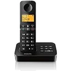 Philips Fastnettelefoner Philips D2651B/01 Single Fastnettelefon 1.6 tm