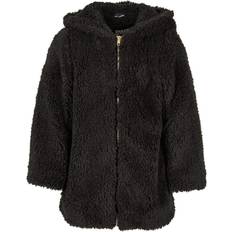 Urban Classics Lång Teddyjacka Barn - Black