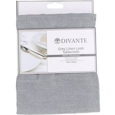 Grey Tablecloths Divante Linen Look Tablecloth Grey