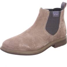 Herren - Kunstleder Chelsea Boots Bugatti male Stiefeletten taupe